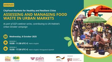 CityFood waste in urban markets webinar