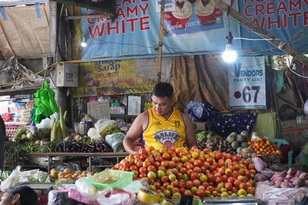 Vendor at Science City of Muñoz Public Market, Philippines
